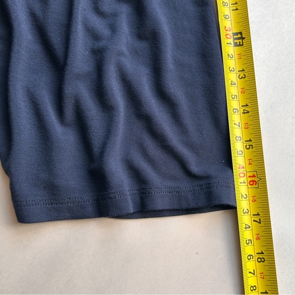 J Jill Wearever Collection Women's size 4X Navy V-Neck Top Plus Size Jersey Knit - Picture 7 of 10